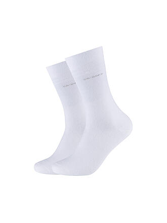 CAMANO | Socken 2er Pkg sand melange | weiß