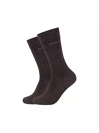 CAMANO | Socken 2er Pkg. CA-SOFT sand melange | braun