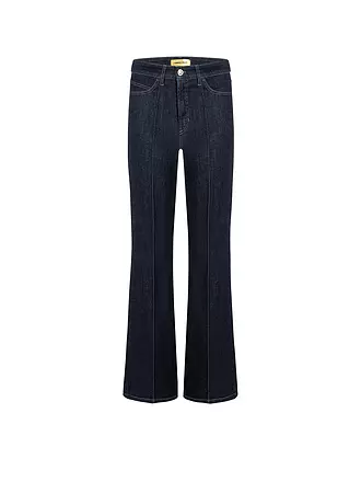 CAMBIO | Jeans Flared Fit FEA PLEAT | dunkelblau