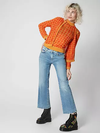 CAMBIO | Jeans Flared Paris Easy Kick | blau