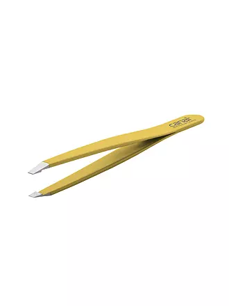 CANAL | Haarpinzette rostfrei/gerade 95mm (Gelb) 2017-02 | gelb