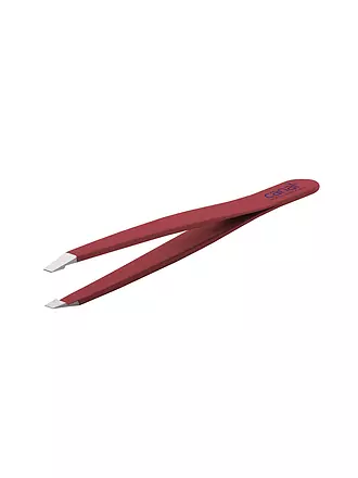 CANAL | Haarpinzette rostfrei/gerade 95mm (Rot) 2016-02 | rot