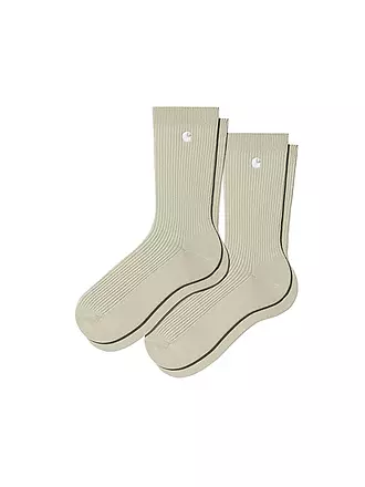 CARHARTT WIP | Socken 2er Pkg. beryl white | dunkelgrün