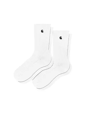CARHARTT WIP | Socken 2er Pkg. white black | dunkelgrün