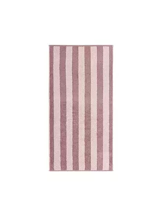 CAWÖ | Handtuch PURE STRIPE 50x100cm Basalt | rosa