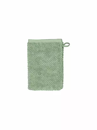 CAWÖ | Waschhandschuh Pure 16x22cm Natur | grün