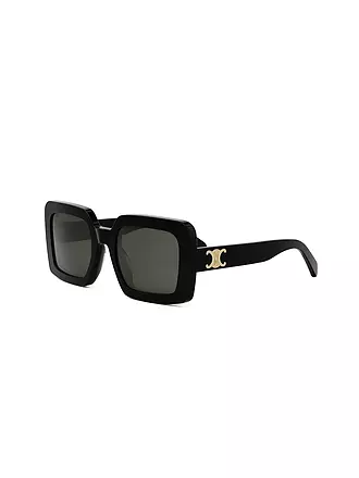 CELINE | Triomphe schwarze eckige Sonnenbrille | schwarz