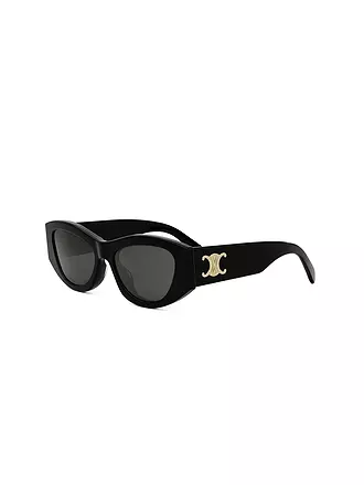 CELINE | Triomphe schwarze geometrische Sonnenbrille | braun