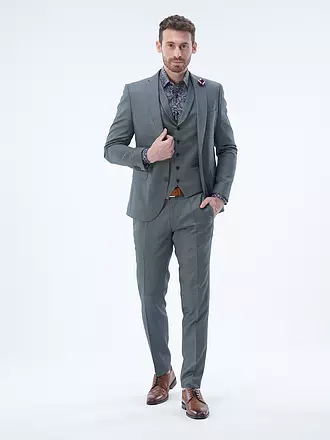 CG - CLUB OF GENTS | Anzughose Slim Fit PASCAL | hellgrün