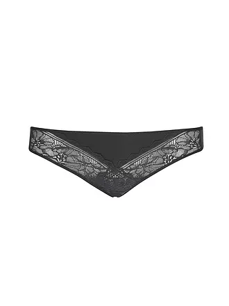 CHANTELLE | Slip FLORAL TOUCH schwarz | koralle