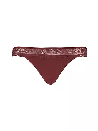 CHANTELLE | String FLORAL TOUCH coral | dunkelrot
