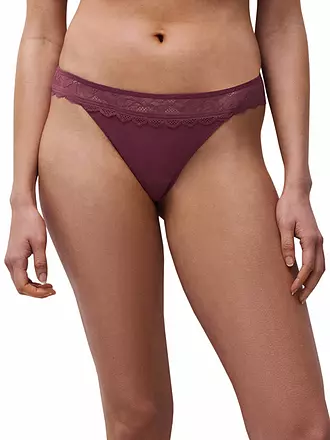 CHANTELLE | String FLORAL TOUCH coral | dunkelrot