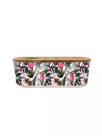 CHIC.MIC | Frischhaltedose bioloco plant lunchbox oval Tropical Leaves | mint