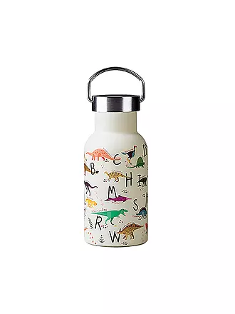 CHIC.MIC | Isolierflasche - Thermosflasche bioloco sky kids 350ml Dinosaurs | beere