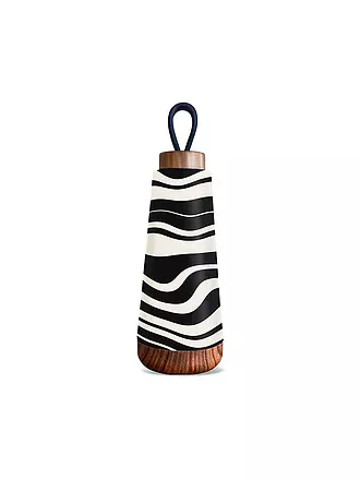 CHIC.MIC | Isolierflasche bioloco loop mini 350ml Stripes | schwarz