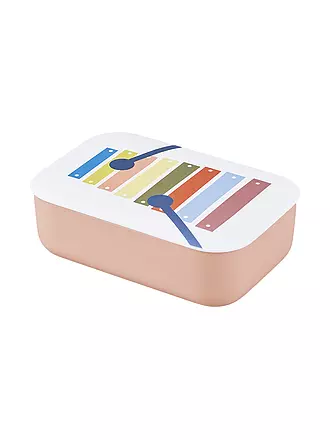 CHIC.MIC | Jausenbox - Lunchbox Classic mit Trenner HANDS TOGETHER | rosa