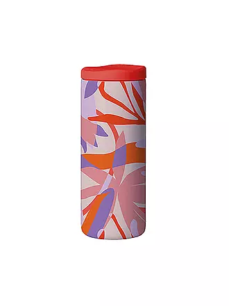 CHIC.MIC | Thermosbecher - Edelstahlbecher Slide Cup NEO 0,35l  Exotic Flowers | mint
