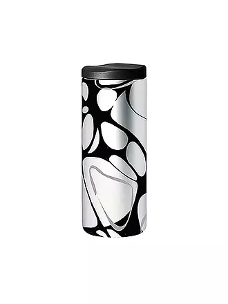 CHIC.MIC | Thermosbecher - Edelstahlbecher Slide Cup NEO 0,35l  Soft Florals | schwarz
