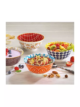 CILIO | Dessertschale - Bowl AMICI 15,5cm Linien | bunt