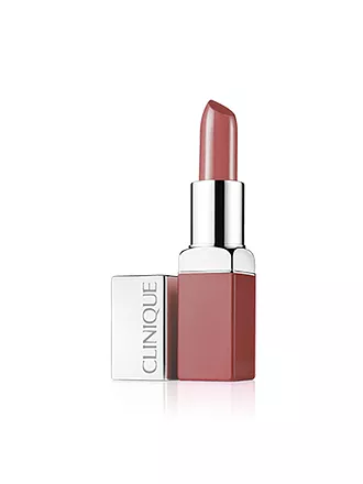 CLINIQUE | Lippenstift - Clinique Pop™ Lip Colour + Primer  (02 Bare Pop) | dunkelrot