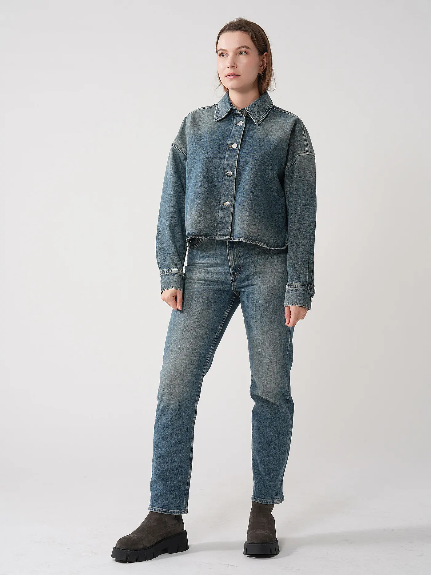 CLOSED | Jeansbluse | 