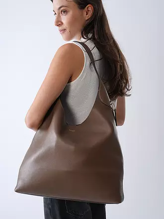 COACH | Ledertasche - Hobo Bag BROOKLYN 39 | grau