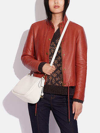 COACH | Ledertasche - Umhängetasche CARY | weiss