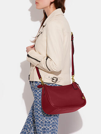 COACH | Ledertasche - Umhängetasche CARY | dunkelblau