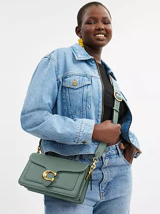 COACH | Ledertasche - Umhängetasche TABBY 26 | hellgrün