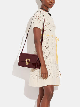 COACH | Ledertasche STUDIO | dunkelrot