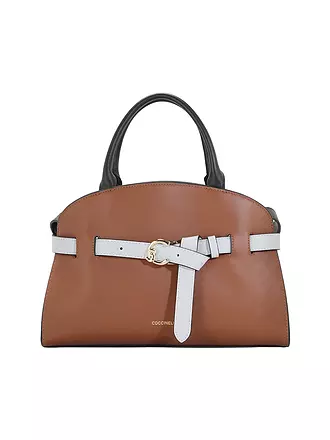 COCCINELLE | Ledertasche - Henkeltasche COCCINELLESABINE TRICOLORE | braun