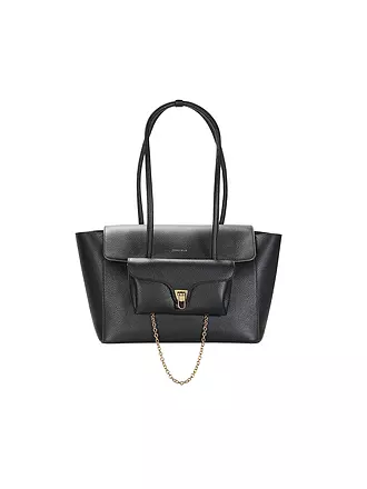 COCCINELLE | Ledertasche - Shopper DOBBLE BEAT | hellblau