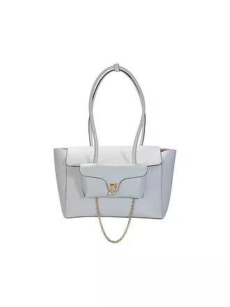 COCCINELLE | Ledertasche - Shopper DOBBLE BEAT | hellblau