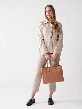 COCCINELLE | Ledertasche - Tote Bag COCCINELLEMYRTHA MAXI LOG | camel