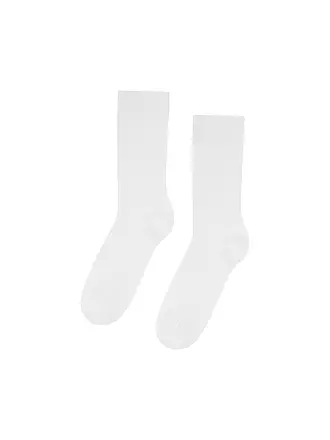 COLORFUL STANDARD | Socken CLASSIC 41-46 light aqua | weiss