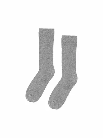 COLORFUL STANDARD | Socken heather grey | dunkelblau