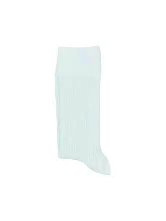 COLORFUL STANDARD | Socken warm taupe | hellblau