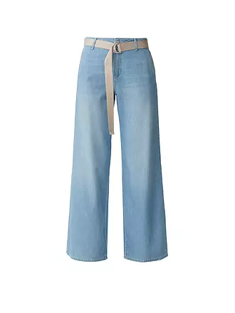 COMMA IDENTITY | Jeans Wide Leg 7/8 | hellblau