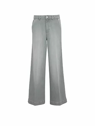 COMMA IDENTITY | Jeans Wide Leg | grau