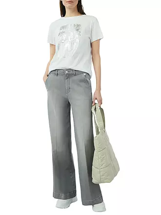 COMMA IDENTITY | Jeans Wide Leg | grau