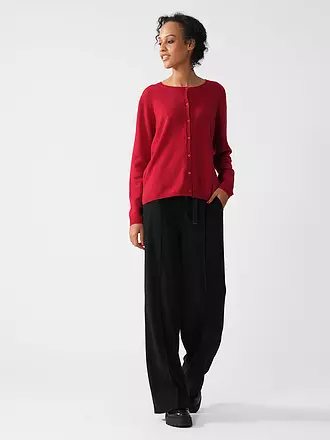 COMMA IDENTITY | Marlenehose Wide Leg | schwarz