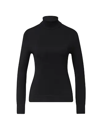 COMMA | Rollkragenpullover | schwarz