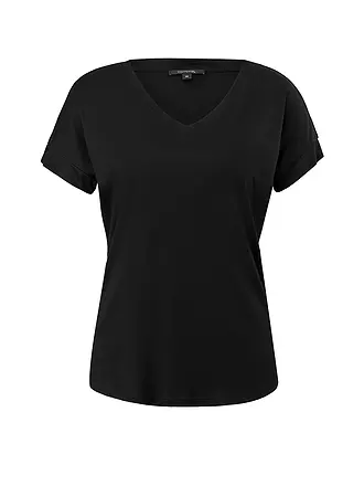 COMMA | T-Shirt | schwarz