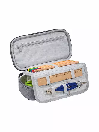 COOCAZOO | Federpenal - Mäppchen MIXED Silver Dust | grau