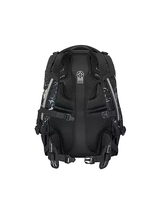 COOCAZOO | Schulrucksack MATE REFLECTIVE SPLAS | schwarz