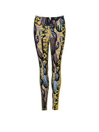 DELICATELOVE | Yoga Leggings Nadi Cactus | blau