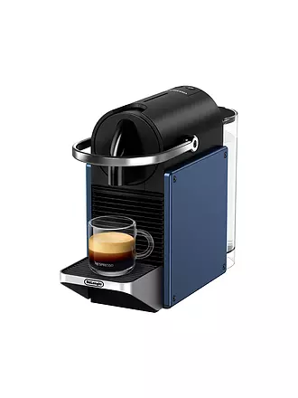 DELONGHI | Nespresso Kaffeemaschine PIXIE EN127.S Silber | dunkelblau