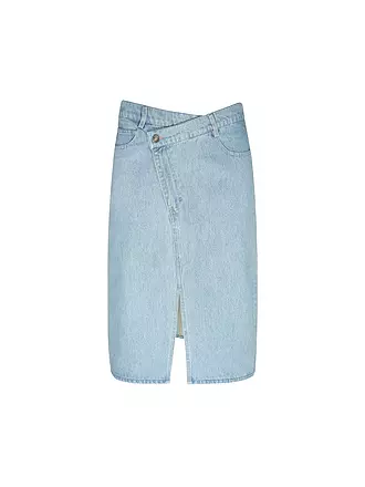 DESIGNERS REMIX | Jeansrock Midi MILES | blau