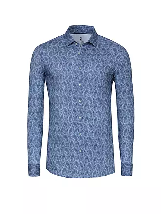 DESOTO | Jerseyhemd Slim Fit | dunkelblau