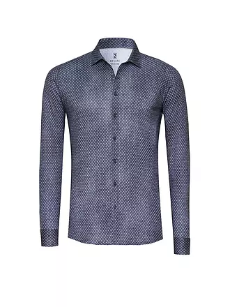 DESOTO | Jerseyhemd Slim Fit | dunkelblau
